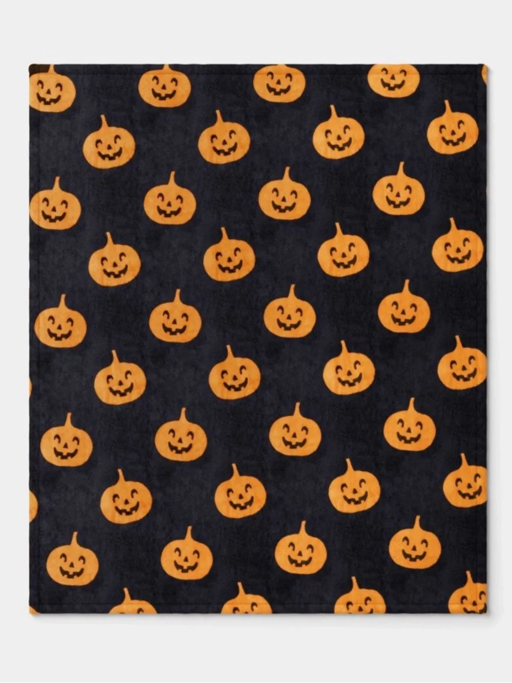 Target Pumpkin Halloween Throw Blanket